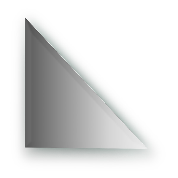 Зеркальная плитка с фацетом 15 mm (треугольник 30х30 cm)