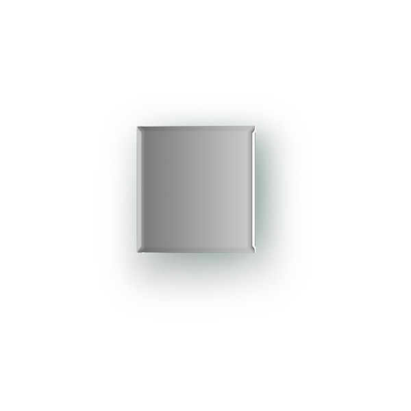 Зеркальная плитка с фацетом 5 mm (квадрат 10х10 cm)