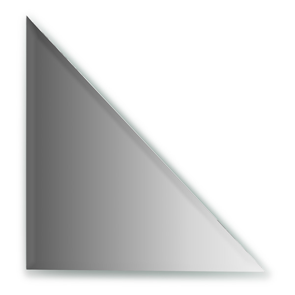 Зеркальная плитка с фацетом 10 mm (треугольник 30х30 cm)