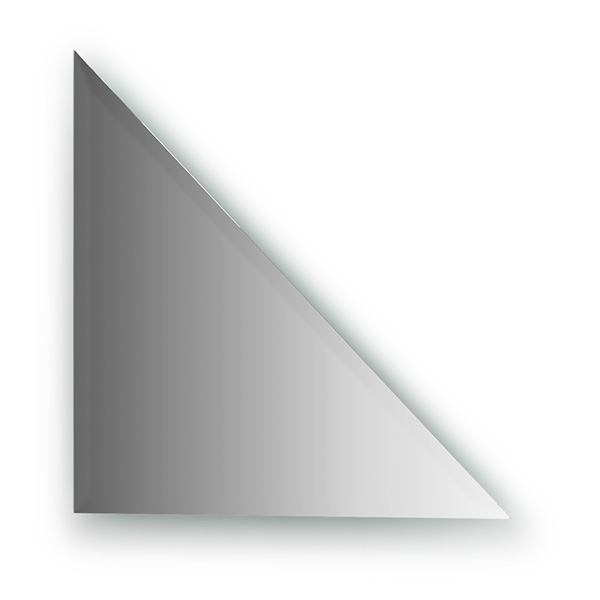 Зеркальная плитка с фацетом 15 mm (треугольник 40х40 cm)
