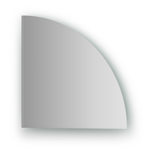Зеркальная плитка с фацетом 5 mm (четверть круга 30х30 cm)