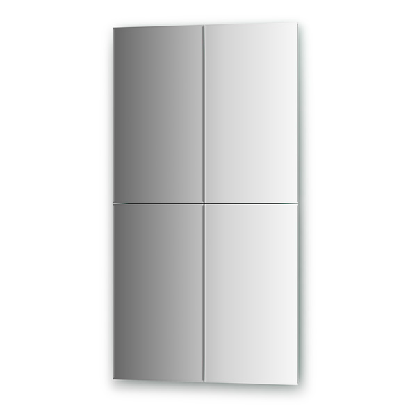 Зеркальная плитка с фацетом 5 mm - комплект 4 шт (прямоугольник 25х45 cm)