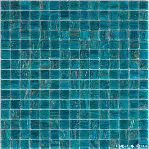 Мозаика стеклянная с камнем  STE174 (20х20)