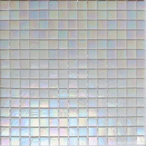 Мозаика стеклянная с камнем  PE09 (20х20)