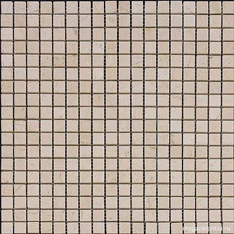 Мозаика из натурального камня M030-15P (M030-FP) (Crema Marfil Extra) (15x15)