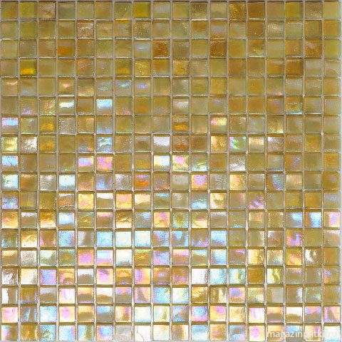 Мозаика стеклянная с камнем  NE39 (15х15)