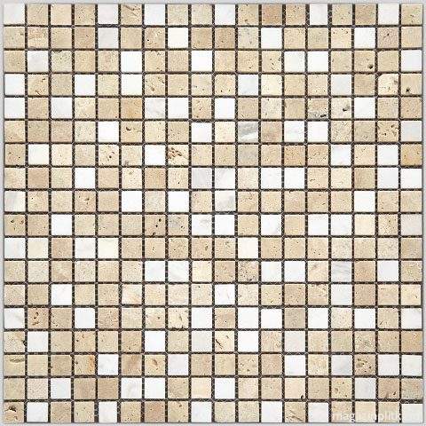 Мозаика из натурального камня 4MT-11-15T (15x15)