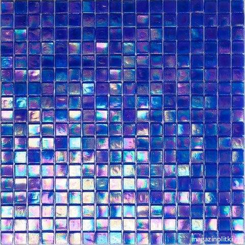 Мозаика стеклянная с камнем  NE25 (15х15)