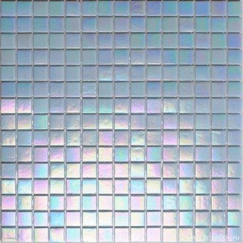 Мозаика стеклянная с камнем  PE20 (20х20)