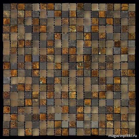 Мозаика стеклянная BDA-1509 (15х15)