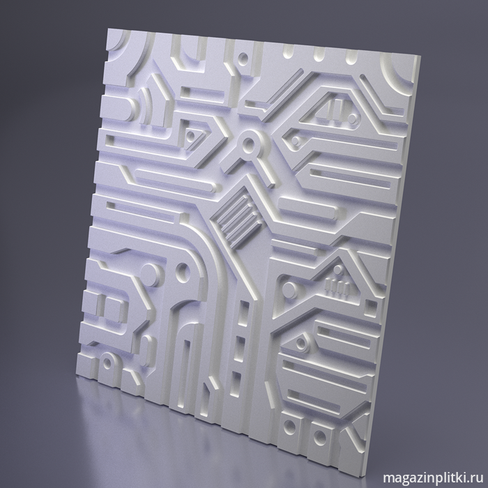 3D Дизайнерская панель из гипса EX-MACHINA A