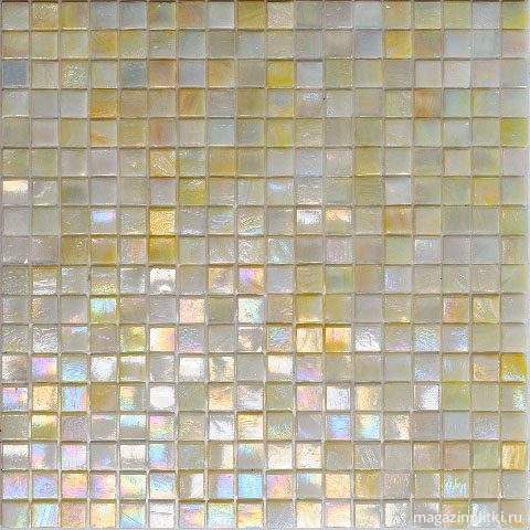 Мозаика стеклянная с камнем  ND40 (15х15)