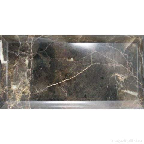 Мозаика из натурального камня BRI-022 (Emperador Dark)(15х7,5)