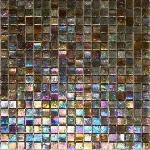 Мозаика стеклянная с камнем  ND14 (15х15)