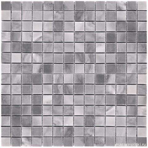 Мозаика из натурального камня M033-20P (Bardiglio Nuvolato) (20x20)