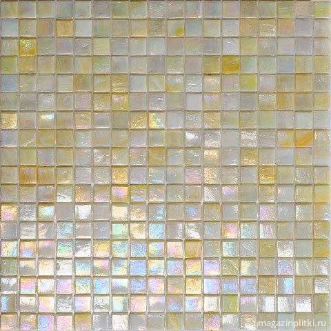 Мозаика стеклянная с камнем  ND39 (15х15)